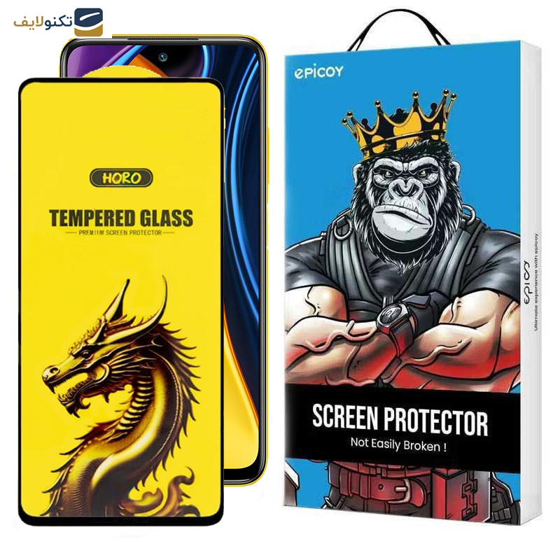 گلس گوشی شیائومی Poco M3 Pro 4G - 5G اپیکوی مدل Golden Dragon  - Epicoy Golden Dragon Glass Screen Protector For Xiaomi Poco M3 Pro 4G-5G